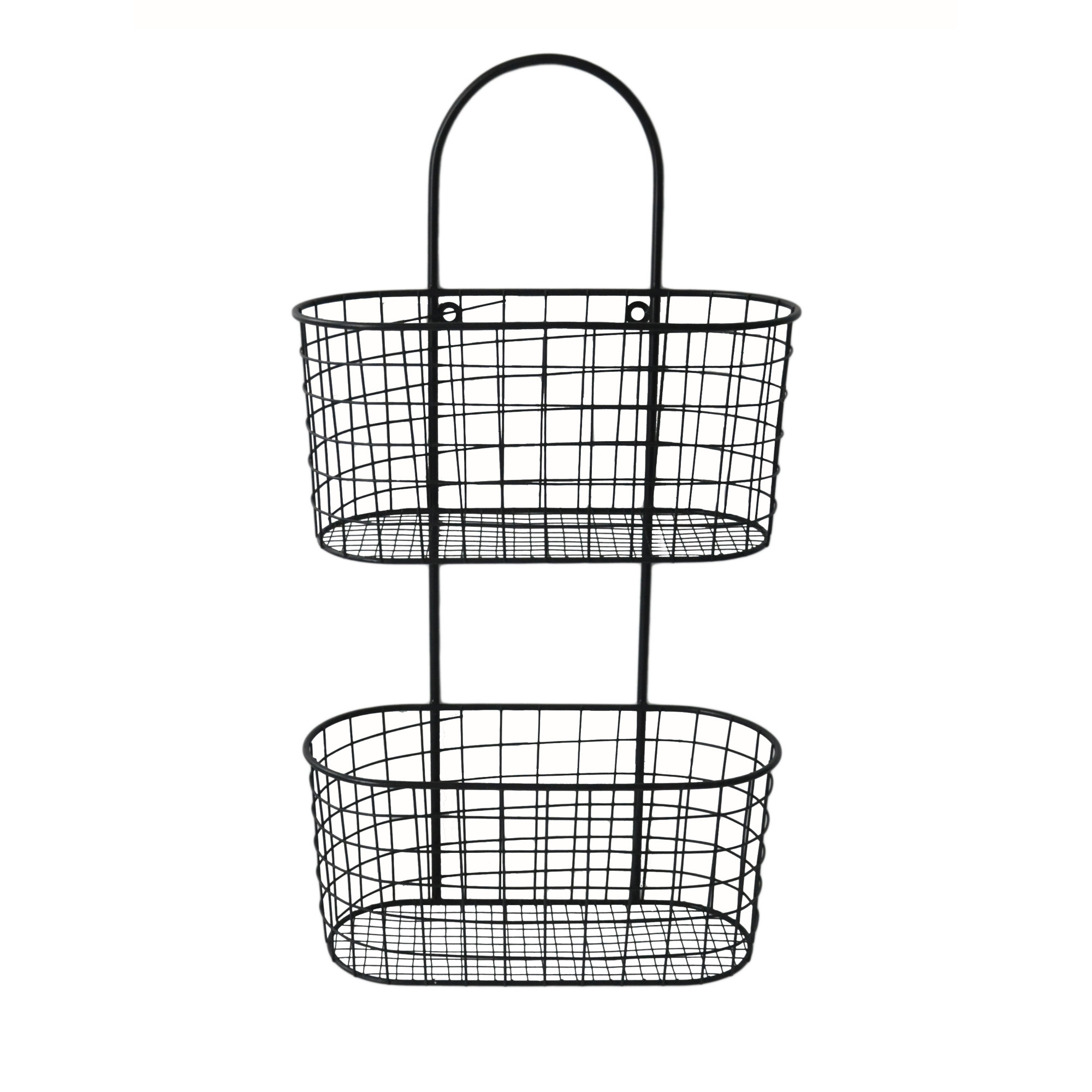 Cheungs Metal Wall Hanging Storage Basket & Reviews Wayfair